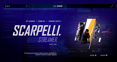 5.16 Streamer art branding graphic design poster design