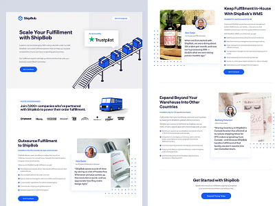 Clean landing page animation branding clean design custom artwork custom layout figma funnel landing pages graphic design homepage design hubspot landing page landing pages lead generation logistic website logo motion graphics ui ux webflow