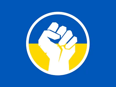 Stand With Ukraine Badge Design adobe adobe illustrator badge design design graphic design illustration logo print design t shirt design vector