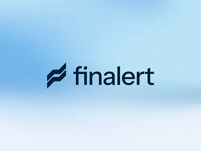 Finalert – Logo Design branding crypto design finance flat graph graphic design logo minimal minimalism minimalist money saas