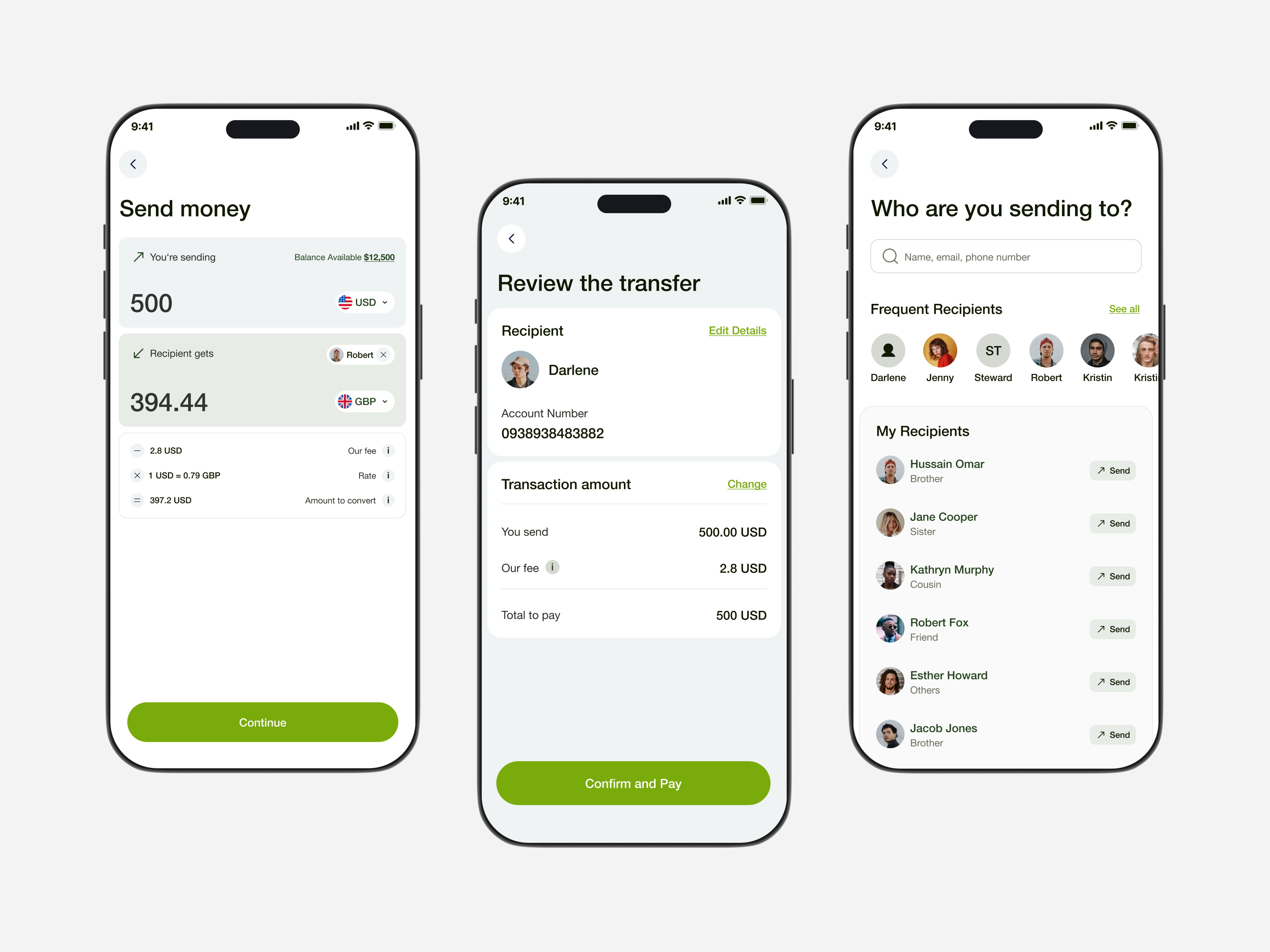 Remittance Finance App Design app design interface product service startup ui ux web
