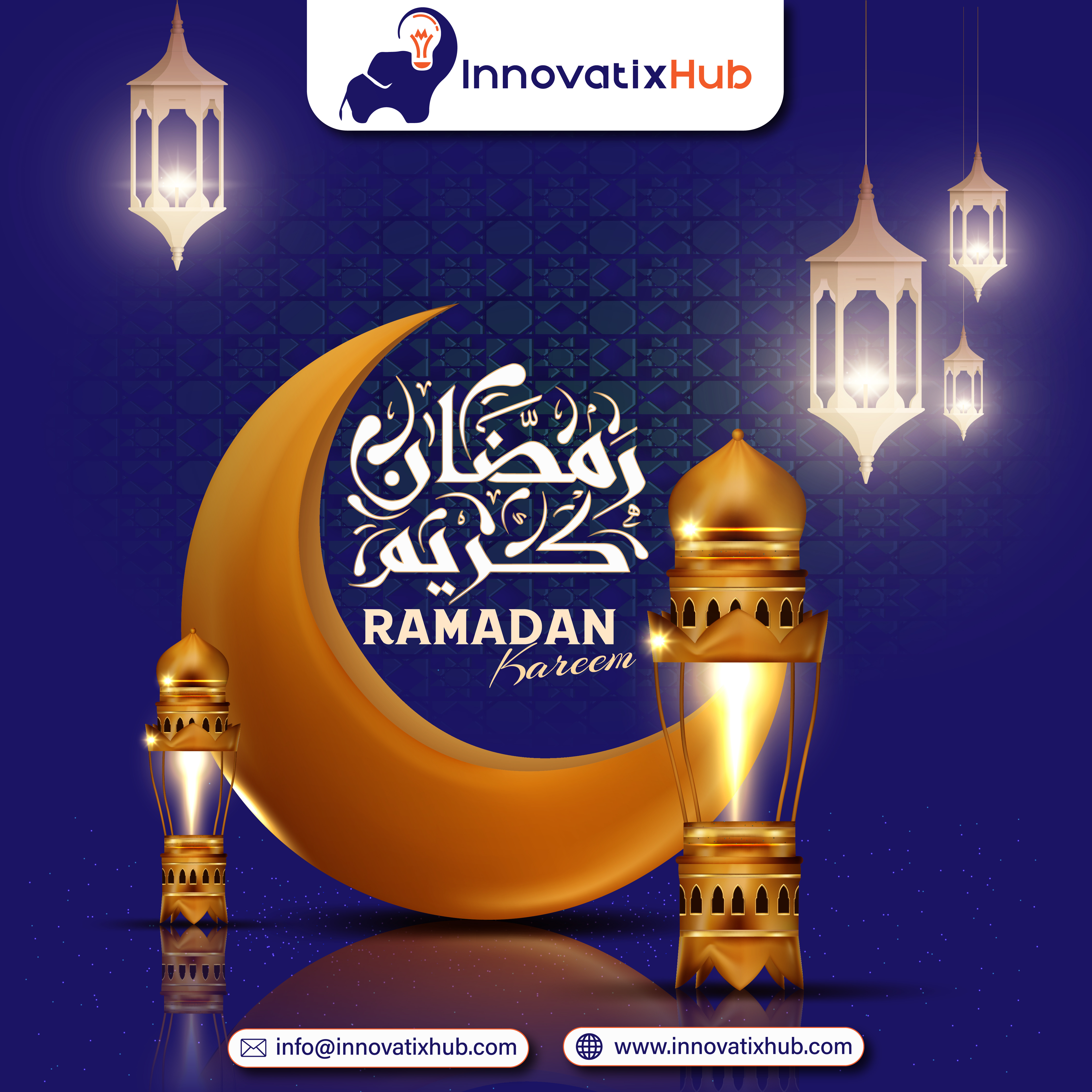 Ramadan Kareem advertisingagency branding design illustration innovatixhub kareem logo logodesign minimalist logo mubarak ramadan ui vector