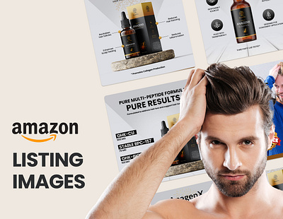 Amazon Listing Design for Hair care product amazon amazon listing beauty product