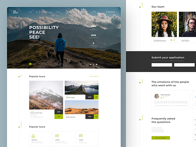 Travel Agency "Life Travel" | Web Design branding design graphic design travel agency ui ux web web design web site
