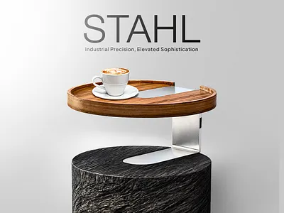 Stahl - 3D Contemporary Table Function Furniture Product Design 3d 3d design 3d modelling 3d product blender branding coffee table contemporary design elegant functional furniture furniture design graphic design minimalist modern product design render table table design