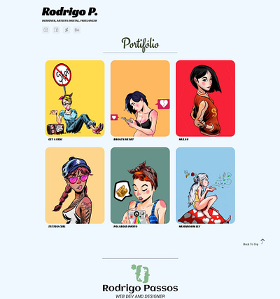 Portifólio Site animation branding dev frontend graphic design ui web