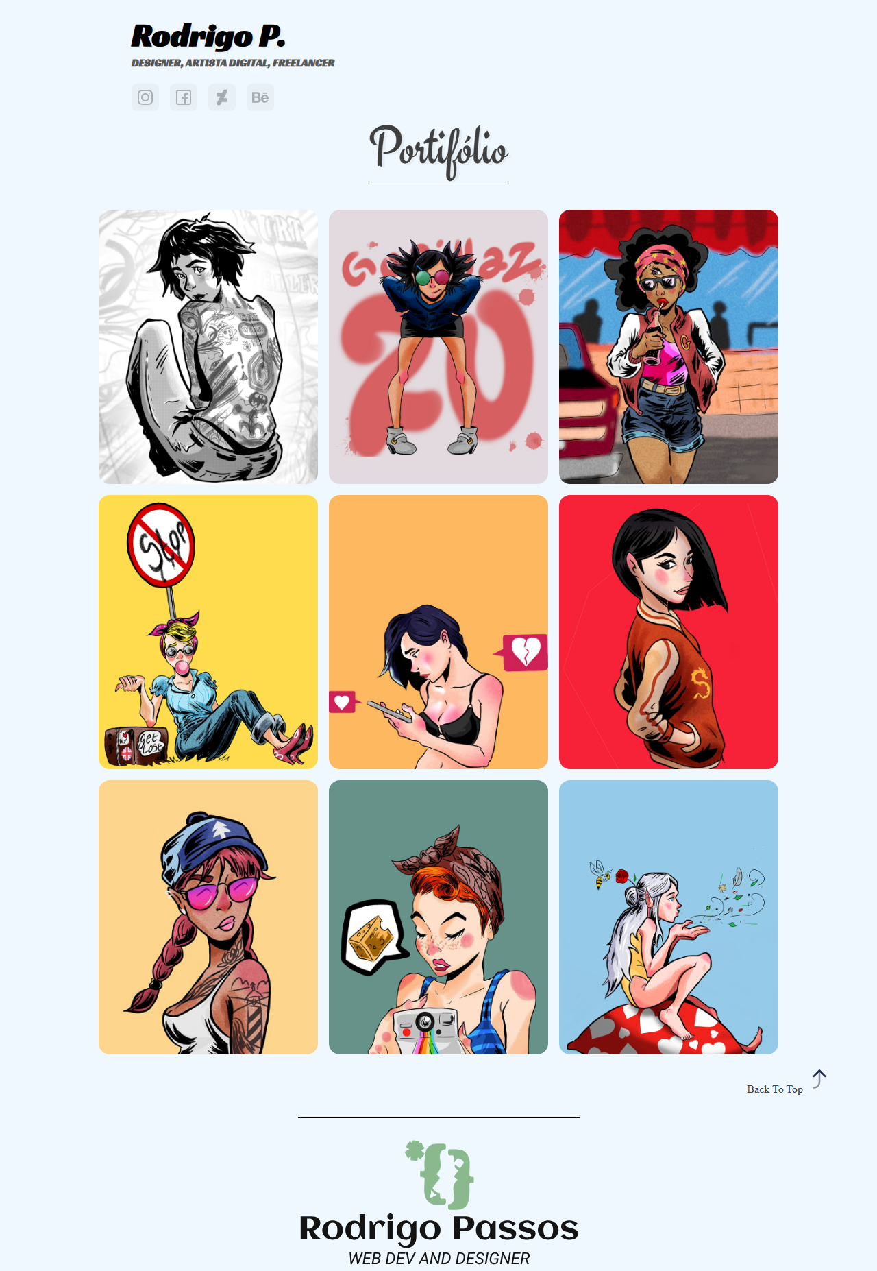 Portifolio Of Illustration's Artist animation app branding design dev frontend graphic design illustration logo typography ui ux vector web web dev webdesigner website