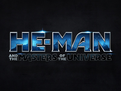He-Man MOTU logo design by Bill Concannon branding design graphic design he man logo design masters of the universe motu revelation