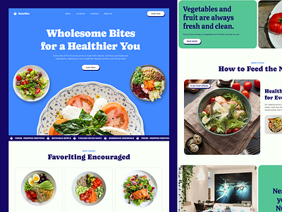 NutriGo - Healthy Food Service agency booking branding company delivery design elementor food framer healthy landing nutrition online order page restaurant ui webflow website wordpress