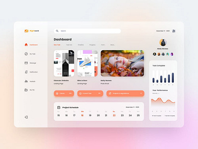 Elevating E-Commerce: A User-Friendly Dashboard UI ecomdashboard glass effect ui glassmorphism graphic design onlineshoppingpanel uiux webdesign