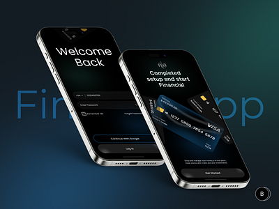 Finance Mobile App app app design b2b banking dark theme ebanking expenses management finance finances fintech ios app mobile app mobile bank money management online banking payment saas transaction ui ui design