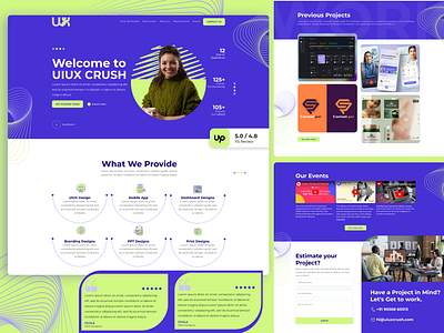 Landing Page Design Templates branding graphic design logo ui