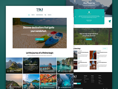 Travel Agency agency branding clean clean design creative design design tra ui