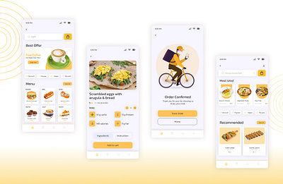 Food App Design Template | Mobile App Designs