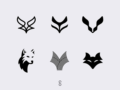 Fox Logo brand design fox identity illustration logo mark minimal samadaraginige simple