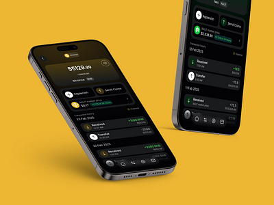 Crypto Wallet - Mobile Application app design app ui banking mobile app binance blockchain app crypto app crypto exchange crypto payments cryptocurrency etherium finance financial app fintech mobile app memecoin mobile app mobile app design product design swap token web3 design