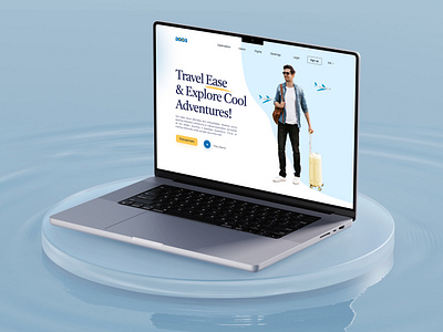 AOOA - Travel Landing Page Design booking experience booking ui destination flight ui hotel booking hotel finder ticket ui travel travel agency travel app travel ui design travel web design trip planner ui ui design ux design vacation deals web design