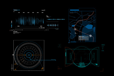 Complex HUD Interface 3d 3dinterface complexhudinterface cyberpunkvisuals datavisualization digitalhud dribbbleshots futuristicui gameuiux graphic design hightechdesign hologramdesign hudgraphics infographicdesign interactivedesign scifidesign techinterface ui virtualdashboard