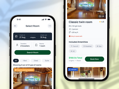 Hotel Booking Mobile App Design android app app design app ui booking platform clean ui focotik hotel app hotel booking app ios app mobile app modern app design online booking tourism app travel agency app travel app trip management trip planner ui design ui ux design user interface