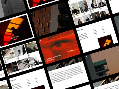 Minimal & Bold Branding Website branding design ui ux web design