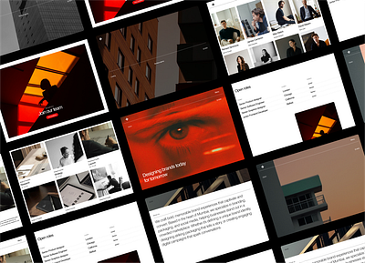 Minimal & Bold Branding Website branding design ui ux web design