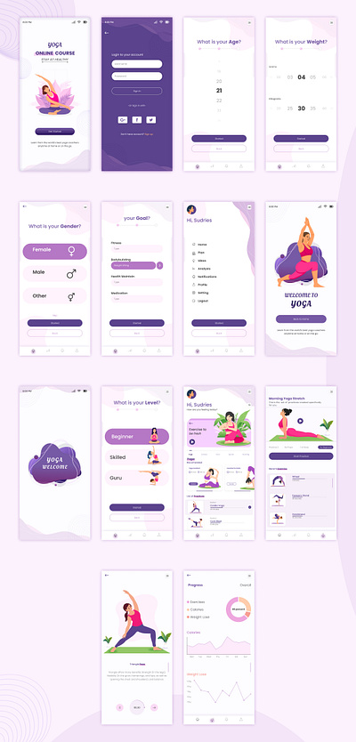 Mobile App design Template