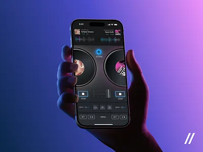DJ App & AI Mixer Mobile iOS Mobile App ai ai app android android app design android design app dashboard design dj dj app ios ios app design ios design mixer mobile mobile app design modern design online ui ux