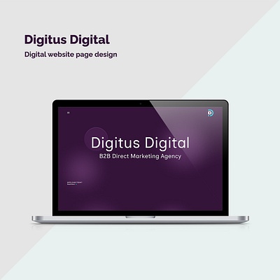 Digitus Digital animation branding branding page design business design digitus digital graphic design illustration landing page logo motion graphics responsive ui uiux design vector website design