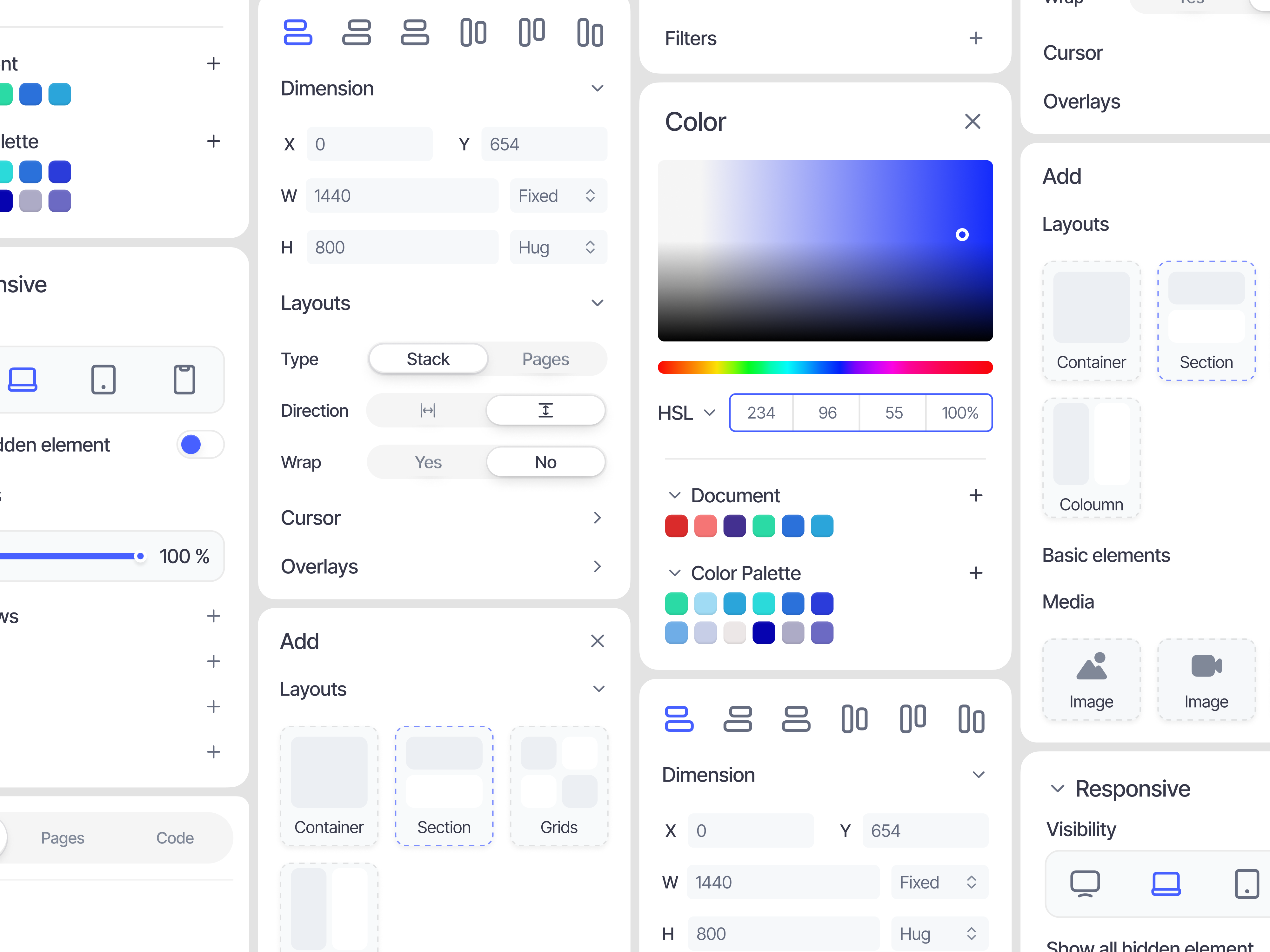 Example of SiteCraft: Website Builder Saas Card Component