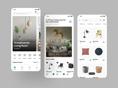 🛋️Roomly - AR Furniture App app app design art branding design flat graphic design illustration minimal typography ui ui design ux vector