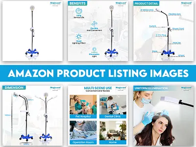 Examination Light Listing Images amazon amazon infographics amazon listing amazon product amazon product listing examination light infographic design light listing listing design listing images listing images design medical medical light product images product infographic product listing