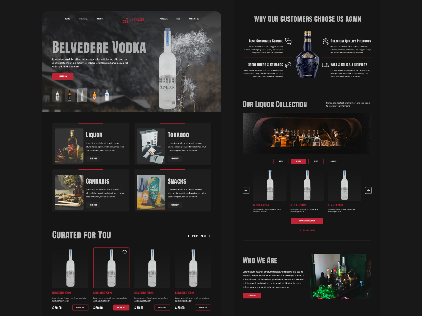 Example of Custom Website Design