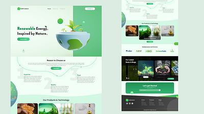 Ngrodeck - Renewable Energy Plant branding graphic design logo motion graphics ui