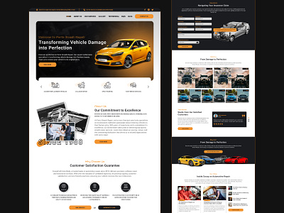 Vehicle Repair Website autofix autoserviceux branding carrepairwebsite carworkshop design elegantwebdesign illustration interactivecarousel logo modernwebdesign responsivedesign seamlessux ui uiux userexperience v vehiclemaintenance webdesign webdevelopment