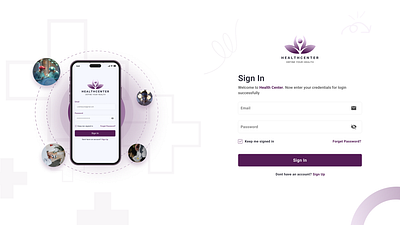 Medical Login health app design health care login page healthcare login healthcare uiux login login page design medical landing pag medical login page medical ui medical web design uiux design