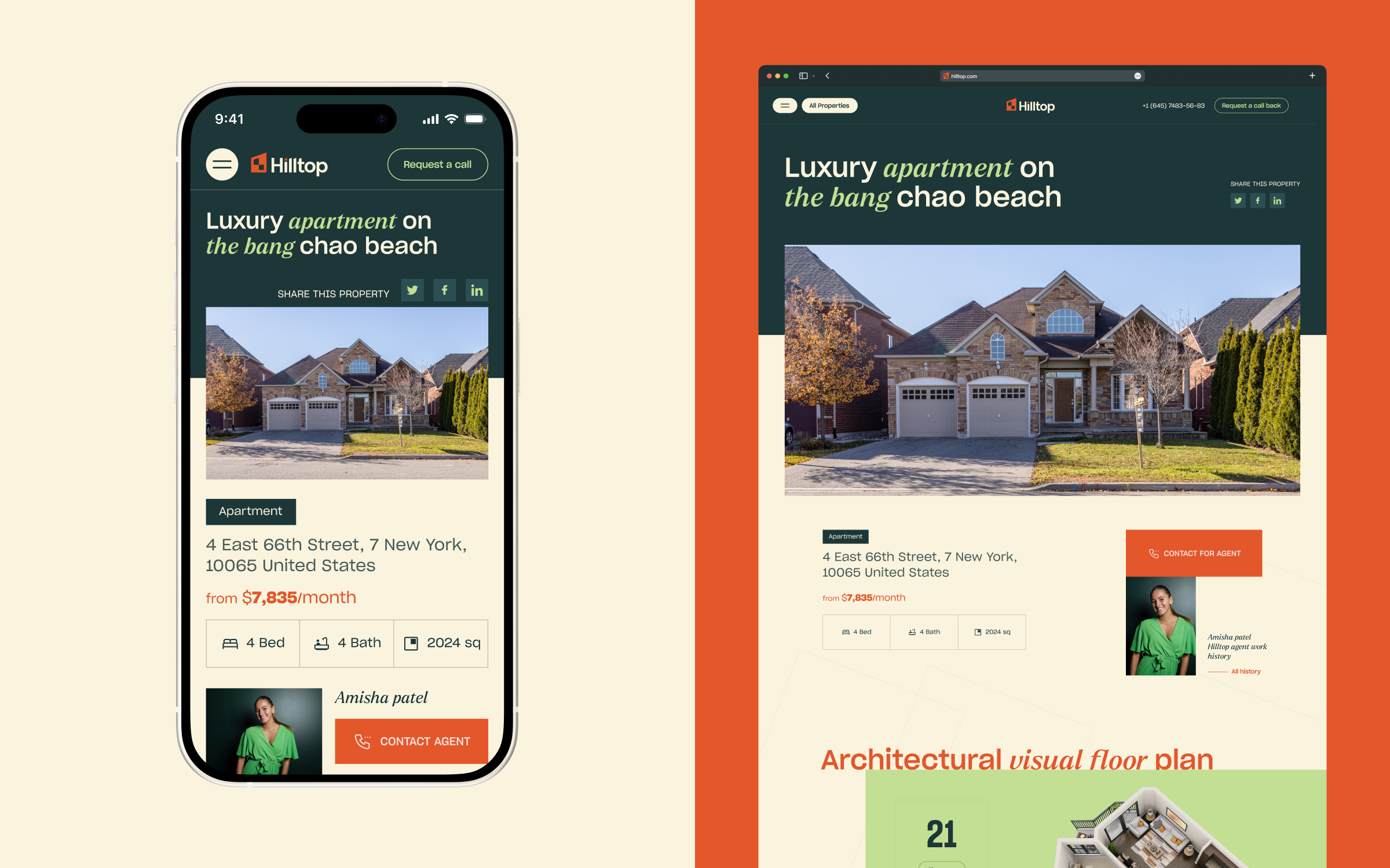 Example of Real Estate Website Design & Development