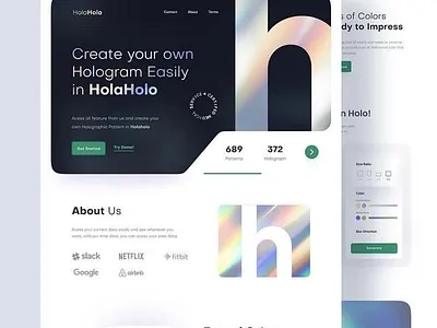 Pattern generator Website ui website
