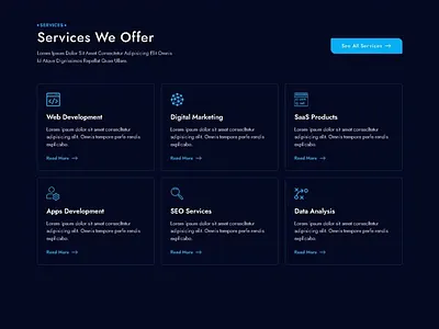 Tech Company Landing page it landing page tech