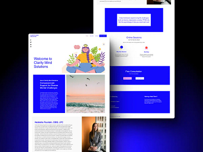 Mind After Mind (Mental Health Consulting) ui user experience ux web design website