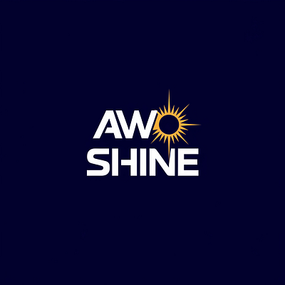 AwoShine logo design brand identity business branding corporate logo creative logo custom logo figma freelance logo designer graphic design lettermark logo logo branding logo design minimalist logo startup branding wordmark logo