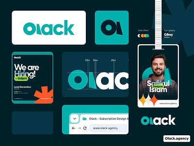 Olack Agency – New Brand Identity Refresh! ✨ agency agency logo branding branding design creative logo design trends graphic design logo logo inspiration modern logo simple uiux design agency vector art