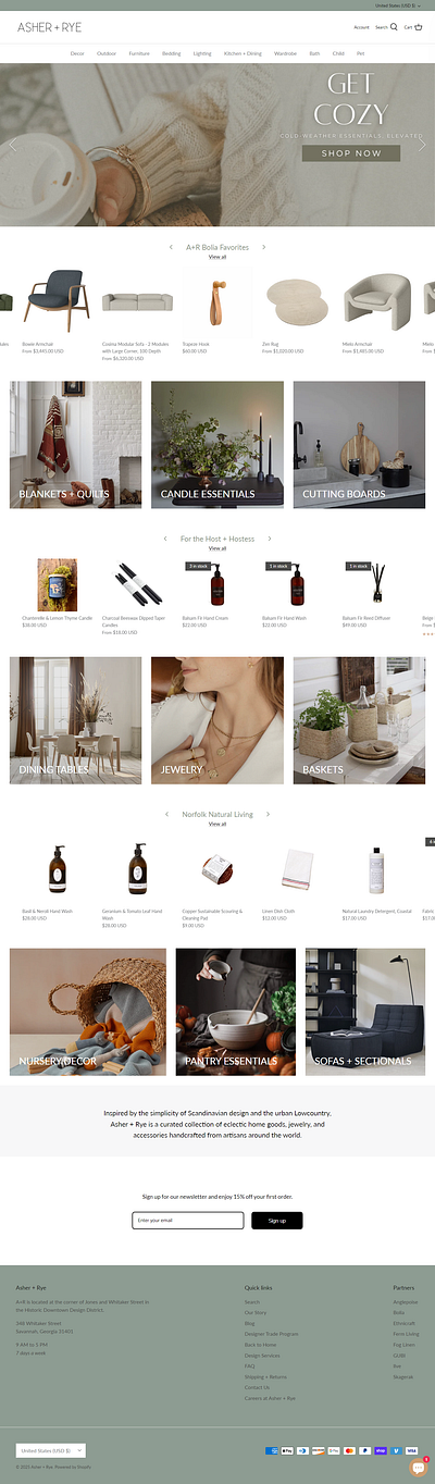 Asher +Rye design dropshiping shopify shopify dropshiping