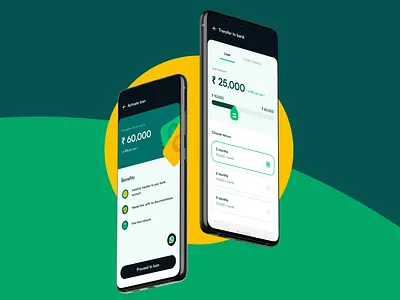Activate Loan UI for Finsara app design bank banking branding clean ui fintech loan logo minimal mobile mobile app payment ui
