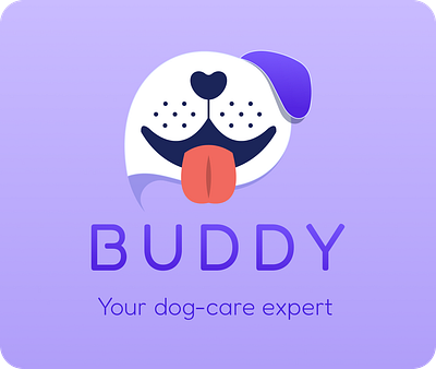 Buddy - AI dog ca assistant. Try it: getbuddy.org branding design illustration logo ui ux web