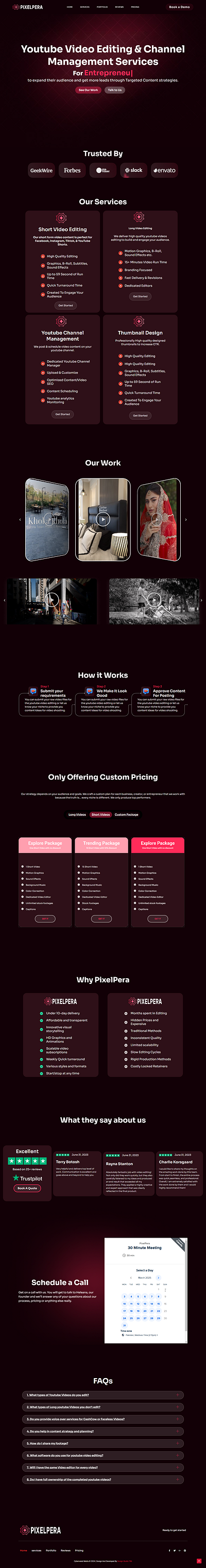 PixelPera | A Custom Web Design By Design Studio 786 user friendly design