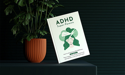 ADHD Book Cover Design 📚 adhd adhd book adhd book cover adhd book cover design adhd design adhd ebook amazon adhd book book cover design book cover designer branding design graphic design illustration minimal modern