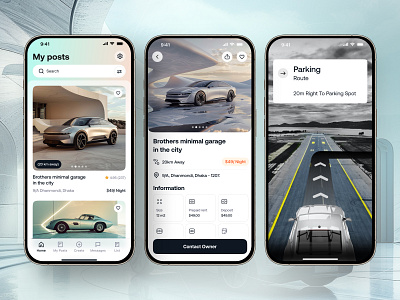 Car Parking → Mobile App Exploration app booking car car parking app carparking design mobile mobile app mobile app design parking parking app parking mobile app serviceapp servicedesign spot ui ux vehicle