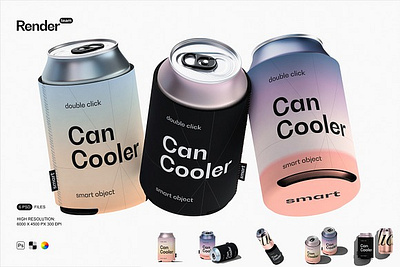 Free Can Cooler Mockup Download beer beer jacket can cooler can cooler koozie can cooler mockup celebration koozies coozie diy drink koozie mockup sleeve