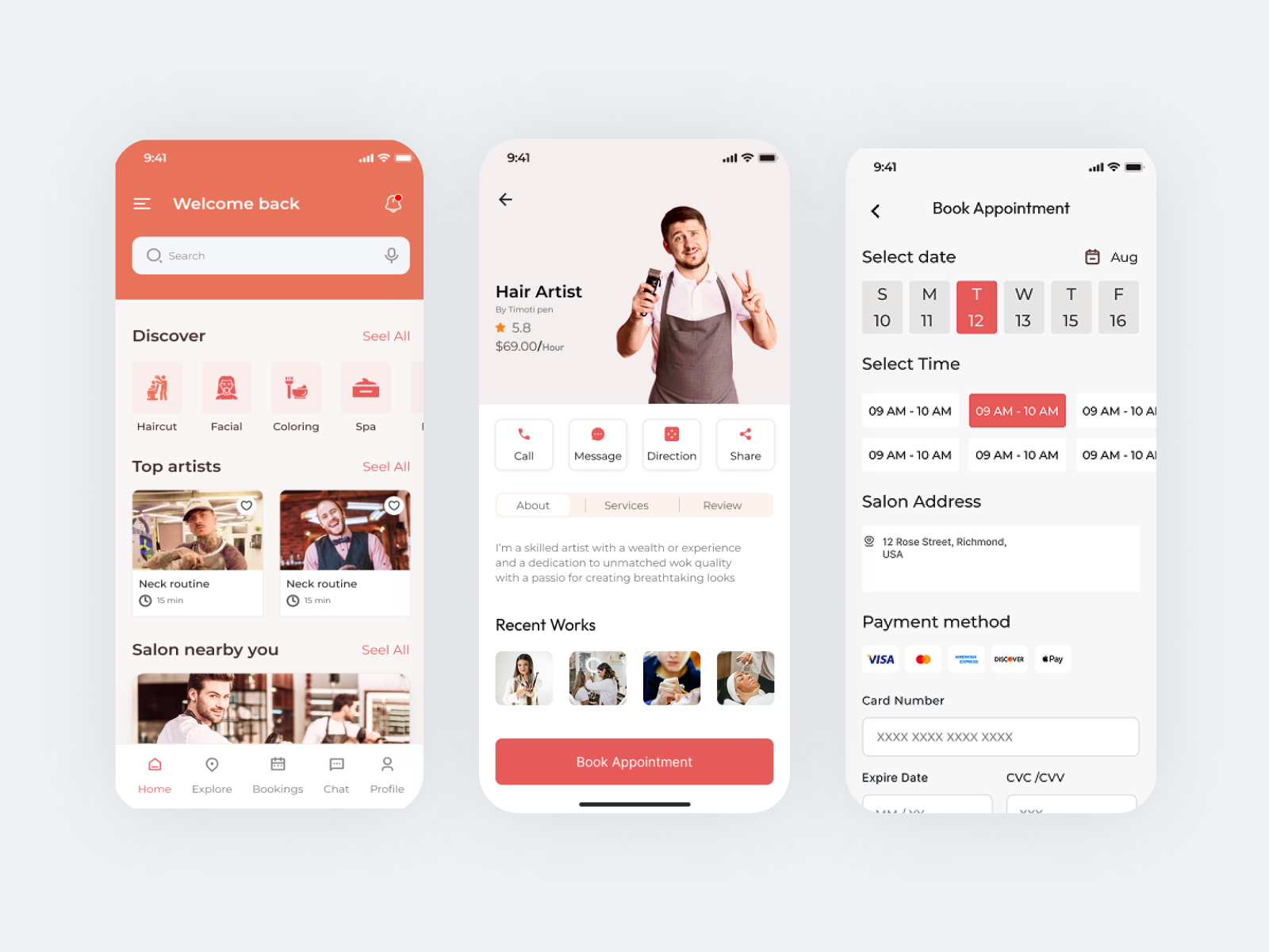 Example of Professional Mobile App UI/UX Design