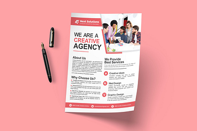 Creative Agency Flyer Design advertising design business flyer business promotion creative design custom design custom flyer event flyer flyer flyer inspiration flyer maker flyer printing flyer templates graphic design leaflet marketing flyer modern flyer onesheetdesign poster professional flyer promotional flyer